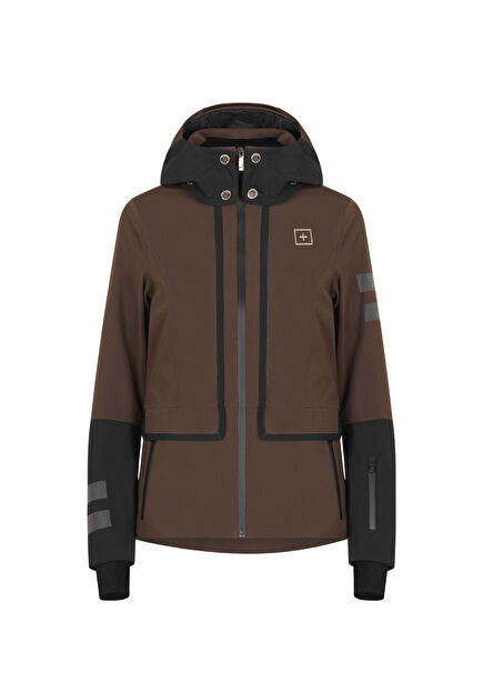 Uno Tre Uno Light Insulated Kahverengi Kadın Kayak Montu