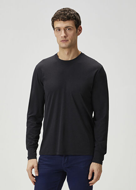 Siyah Uzun Kollu T-shirt