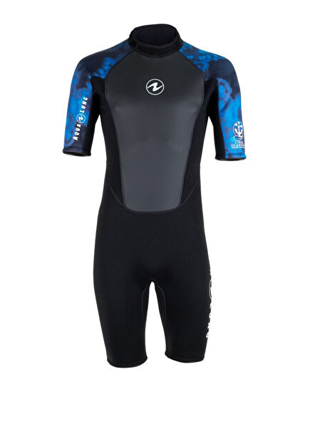 Hydroflex 3 mm Black Men's Short Diving Suit