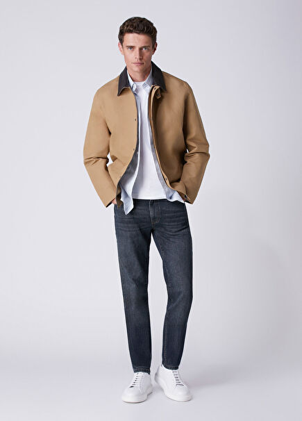 Slim Fit Dark Blue Wash Jeans