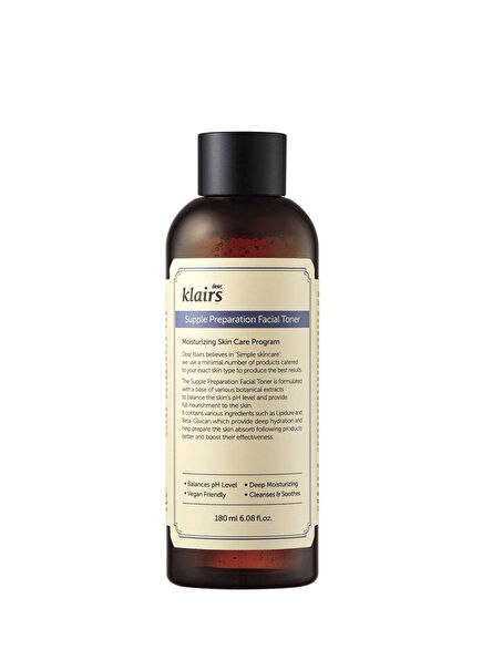 Supple Preparation Facial Toner pH Dengeleyici Besleyici Yüz Toniği 180 ml