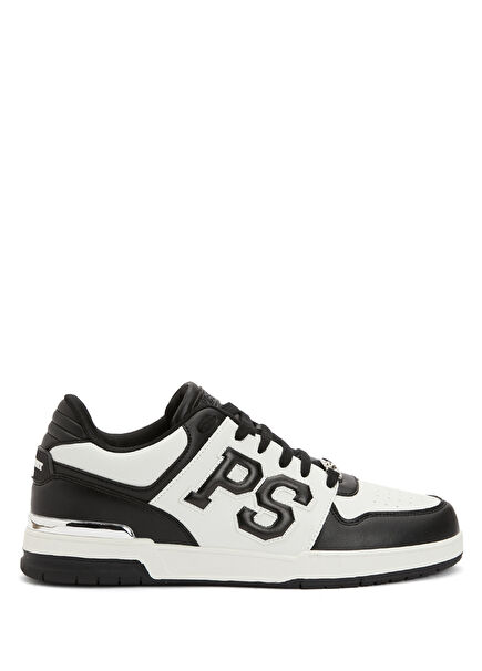 Black Logo Detailed Men's Sneakers