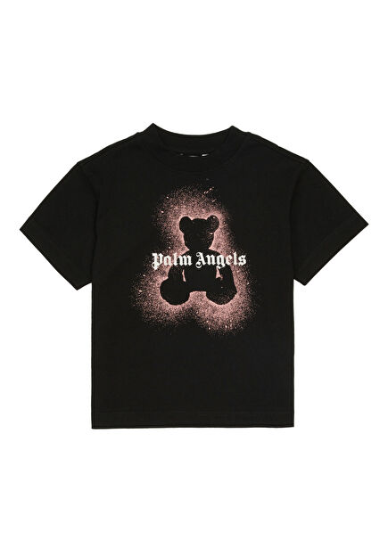 Pembe Siyah Kız Çocuk T-shirt