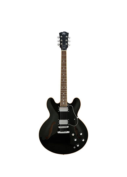 SEL6BK Semi Hollow 335 Style Black Elektro Gitar  