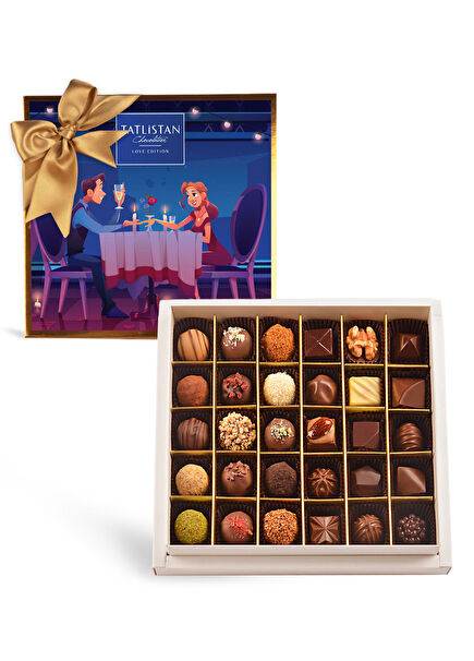 Romantic Dinner 30 Assorted Artisan Chocolates 500 gr