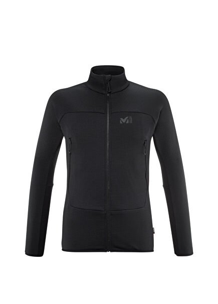 MIV9465 Fusion Grid Black Men's Fleece