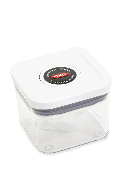 Pop Kapaklı Küçük Kare Saklama Kabı 0.4 lt