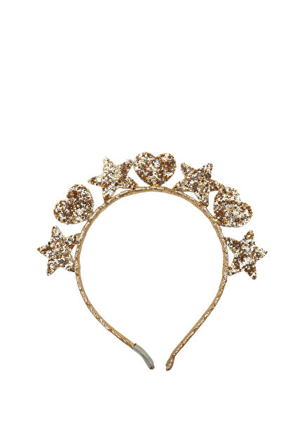 Chance Gold Color Girl's Crown