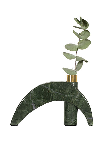 Origin Mini Yeşil Mermer Vazo