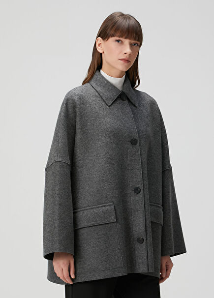 Gray Wool Coat