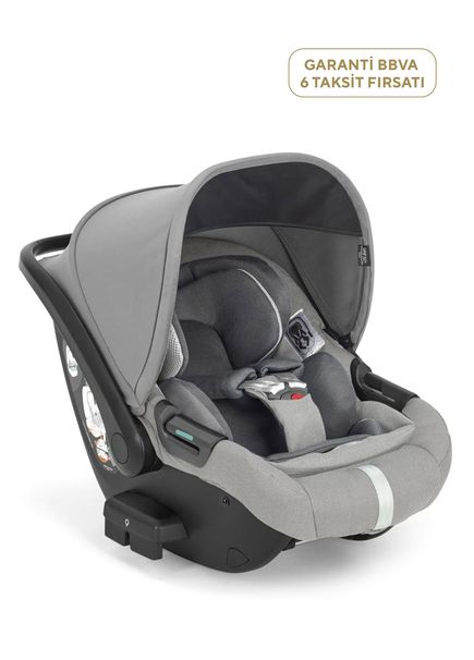 Darwin Infant Recline i-Size Gr 0+ Yatırılabilen 0-13 kg Satin Grey Bebek Ana Kucağı ve Oto Koltuğu