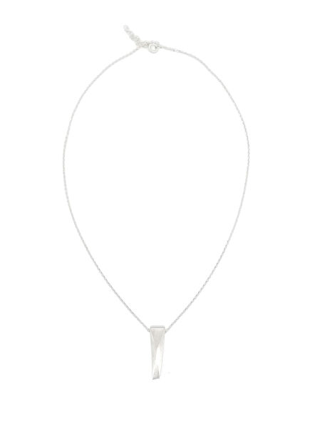 Geometrik Kesim 925 Ayar Gümüş Erkek Kolye