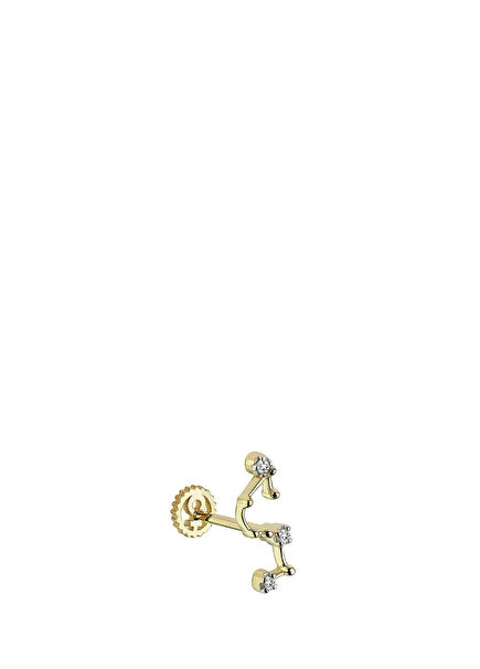 Scorpio Diamond Women's Gold Piercing