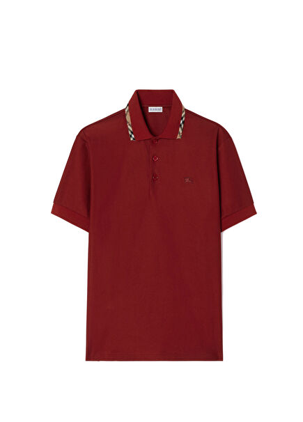 Eddie Kırmızı Polo Yaka Kısa Kollu Erkek T-Shirt
