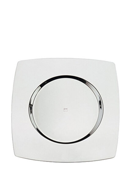 Giannini White Steel Serving Plate