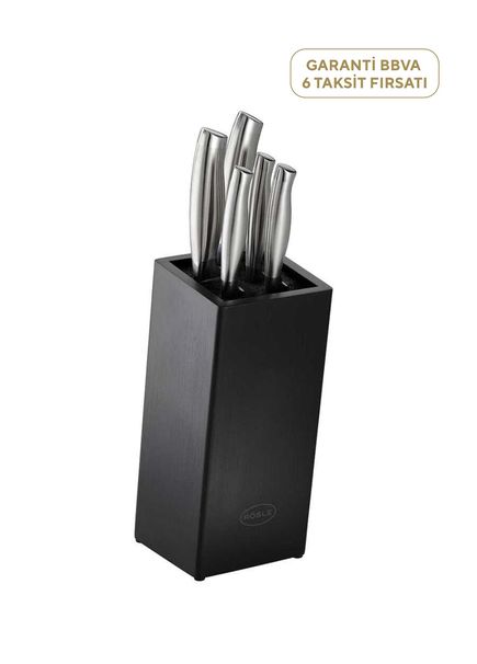 Basic Line Bambu Stantlı 5'li Bıçak Seti