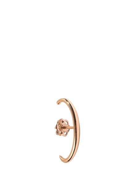 Bold Gold 8 Karat Rose Gold Ear Cuff