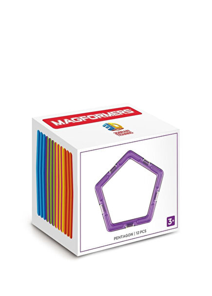 Pentagon 12 Parça 3+ Yaş Mıknatıslı Yapı Oyuncak Seti