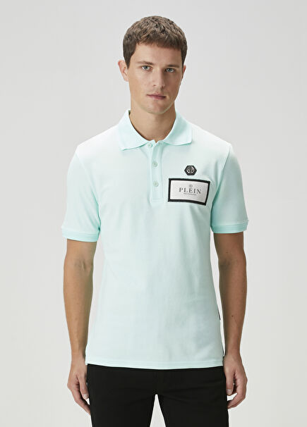 Açık Mavi Polo Yaka T-shirt