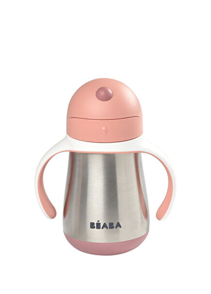 Old Pink Çelik Pipetli Suluk 250 ml