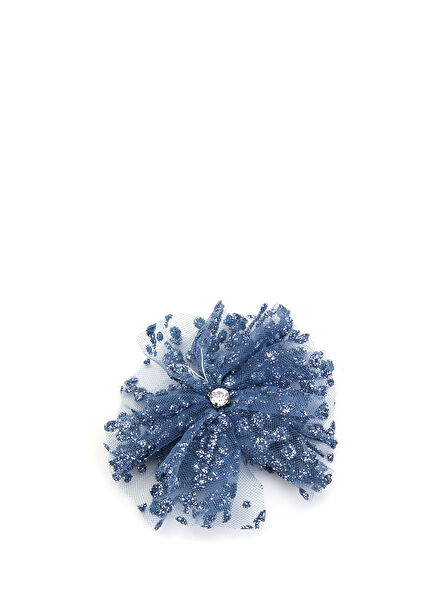 Chiccy Koyu Mavi Taş Detaylı Çocuk Toka