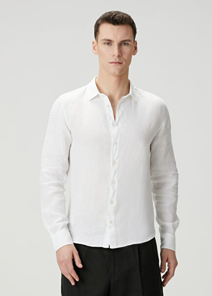 White Linen Shirt