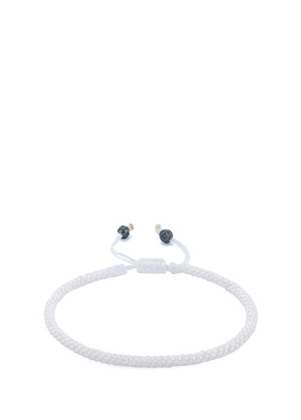 Knot Oxide Beyaz Erkek Bileklik