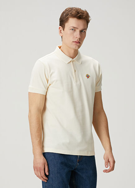 Off-White Organic Cotton Polo T-Shirt