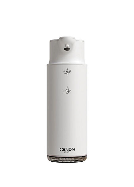 White Steel Rechargeable Auto Sensor Liquid Soap Dispenser