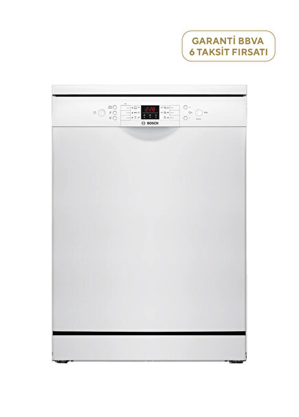 SMS26DW00T Serie 2 Beyaz 6 Programlı Bulaşık Makinesi