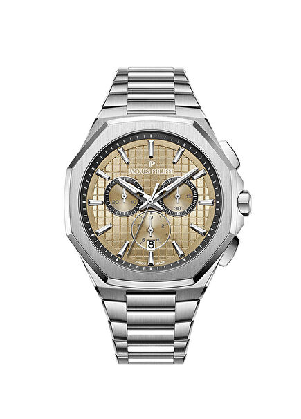 JPQGC3913X6TC Metalik Gri Çelik Erkek Kol Saati