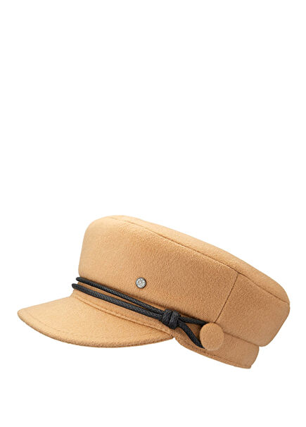 New Abby Camel Women's Wool Sailor Cap