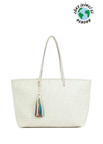 Fendi zucca canvas tote bag