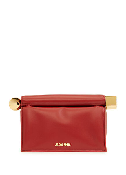 The Rond Carré Red Women's Leather Hand Portfolio