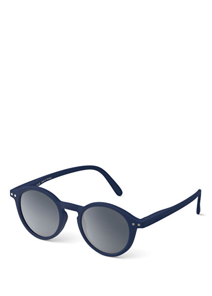 Kids #d Navy Blue Navy Unisex Kids Sunglasses