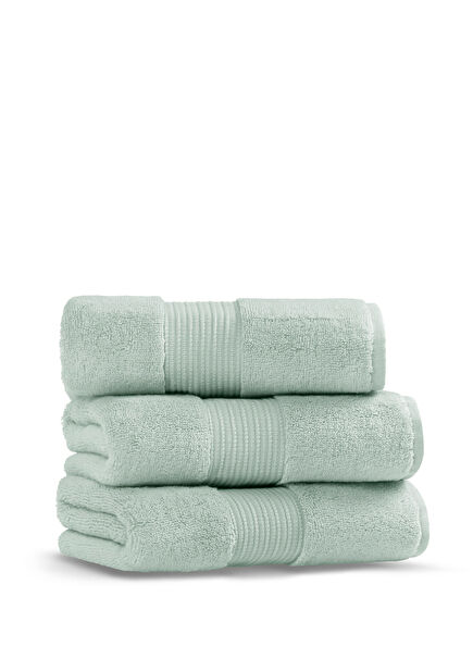 Chicago Fibrosoft® Seafoam Pamuklu Tekli Yüz Havlusu 50 x 90 cm