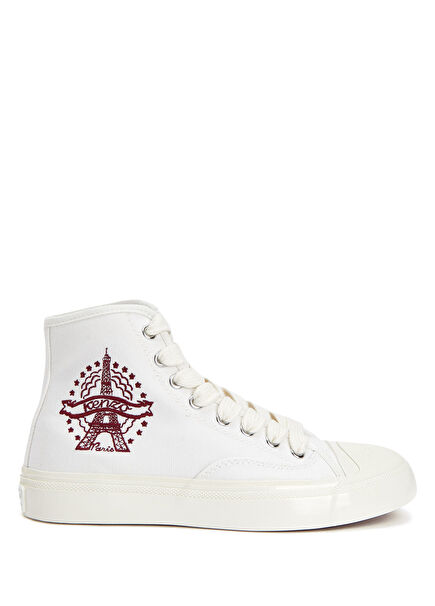 Hoshi Krem Kadın Kanvas Sneaker