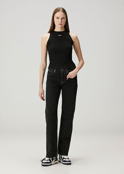 x Swarovski Susy Black Jeans