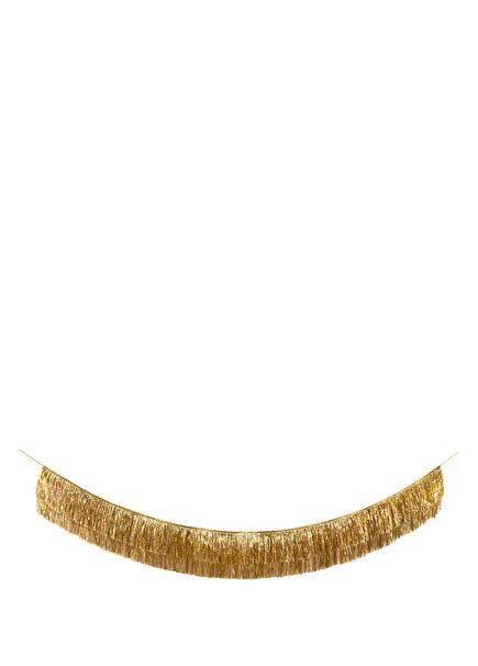 Hanging Party Ornament with Gold Tassels