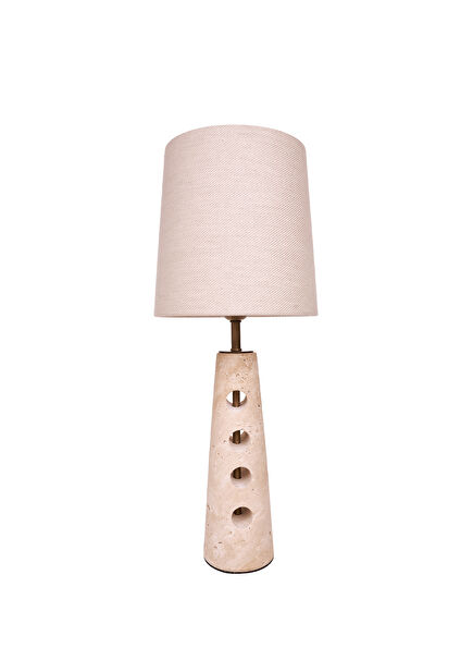 Alora Beige Travertine Marble Lampshade