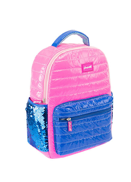Puffer Pop Pembe Lacivert Kız Çocuk Sırt Çantası