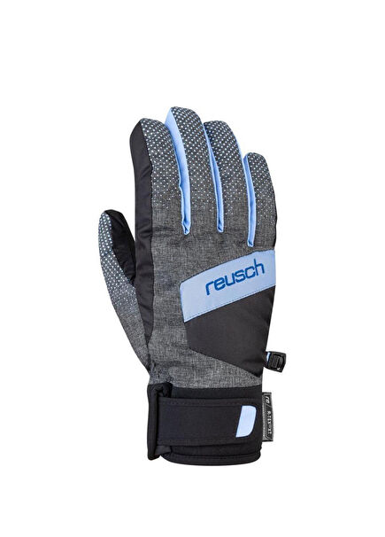Jennie R-Tex XT Gri/Mavi Kadın Kayak Eldiveni 