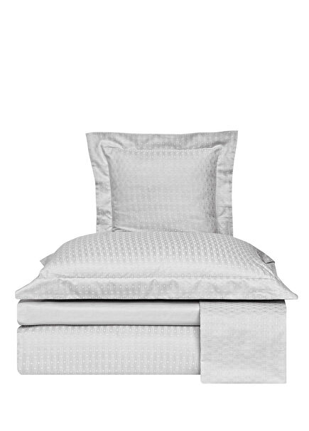Cole Gri Pamuklu Jakar King Size Nevresim Takımı 240 x 220 cm