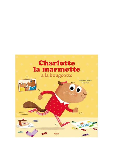 Charlotte La Marmotte A La Bougeotte Children's Foreign Language Book