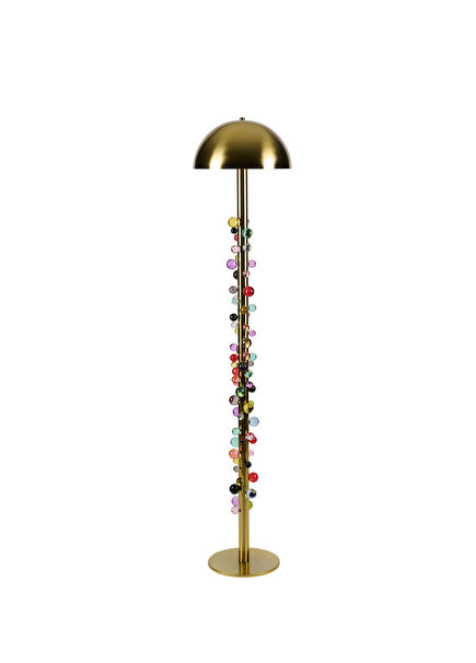 Orora Matte Gold Lux Floor Lamp