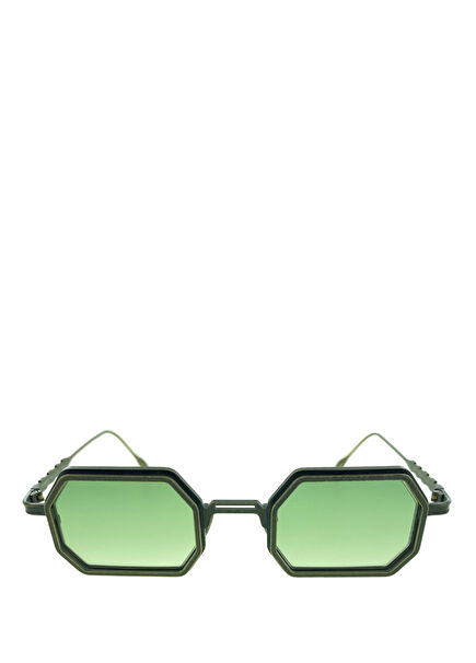 Yeşil Metal Unisex Güneş Gözlüğü