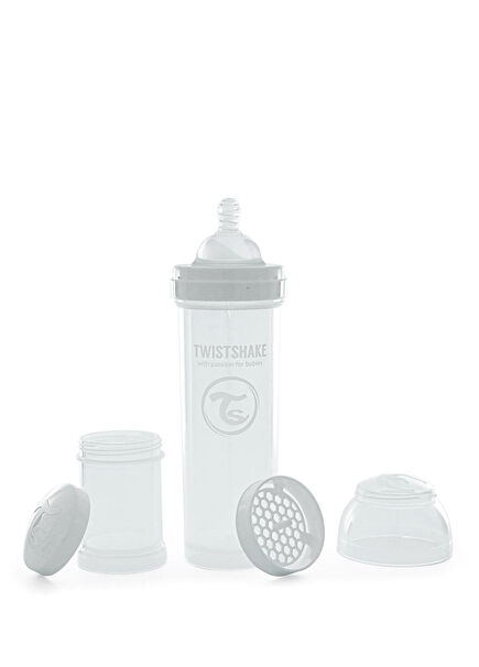 Anti-Kolik Beyaz 4+ Ay Bebek Biberonu 330 ml