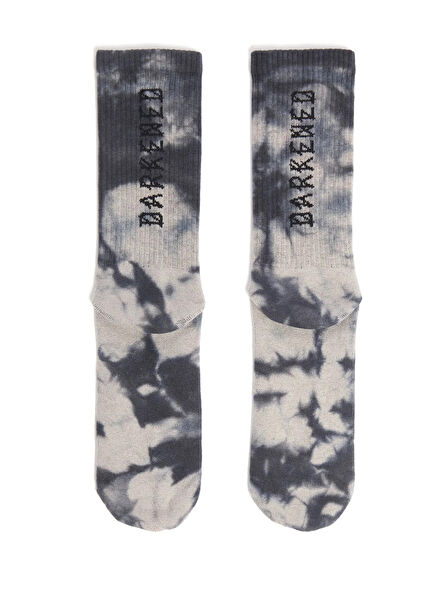 Grey Logo Jacquard Men's Socks