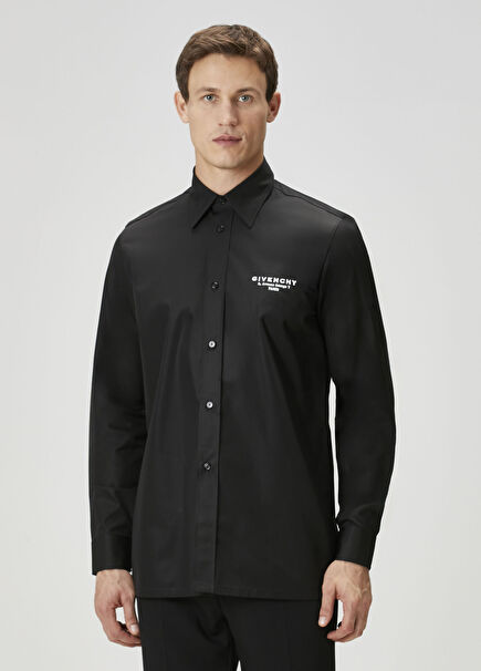 Classic Fit Siyah Gömlek