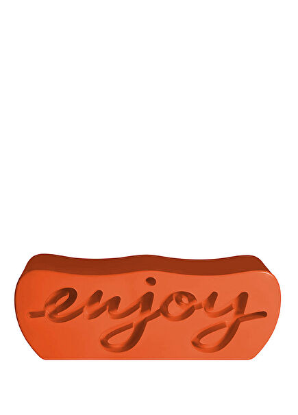 Enjoy Pumpkin Orange Bench